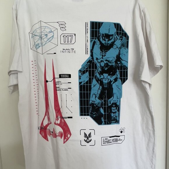 100 Thieves x Halo Infinite Collab T-Shirt - Picture 4 of 5